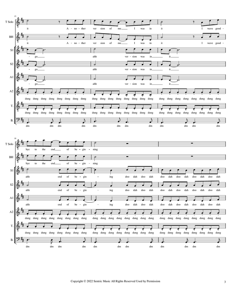 End Of Beginning End Of Beginning 4-Part scores gallery preview page 3