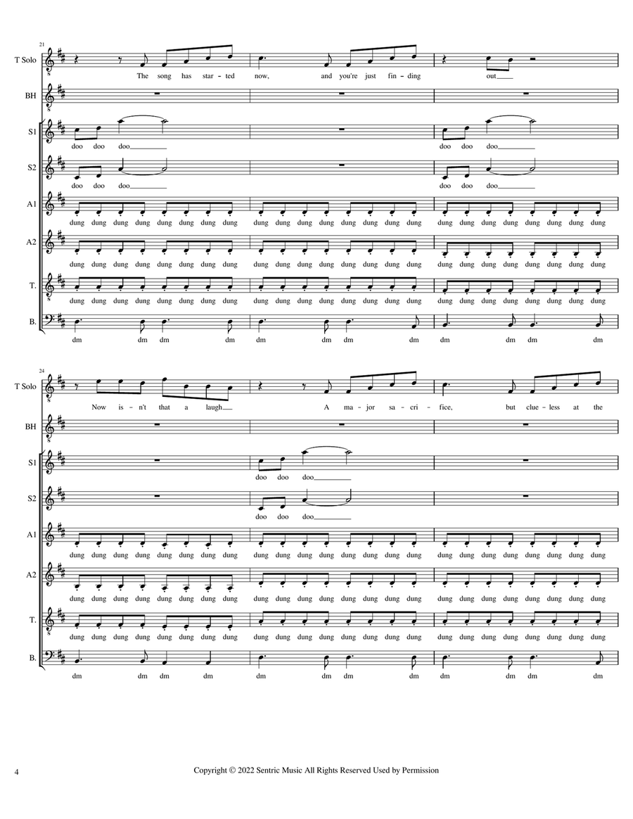 End Of Beginning End Of Beginning 4-Part scores gallery preview page 4