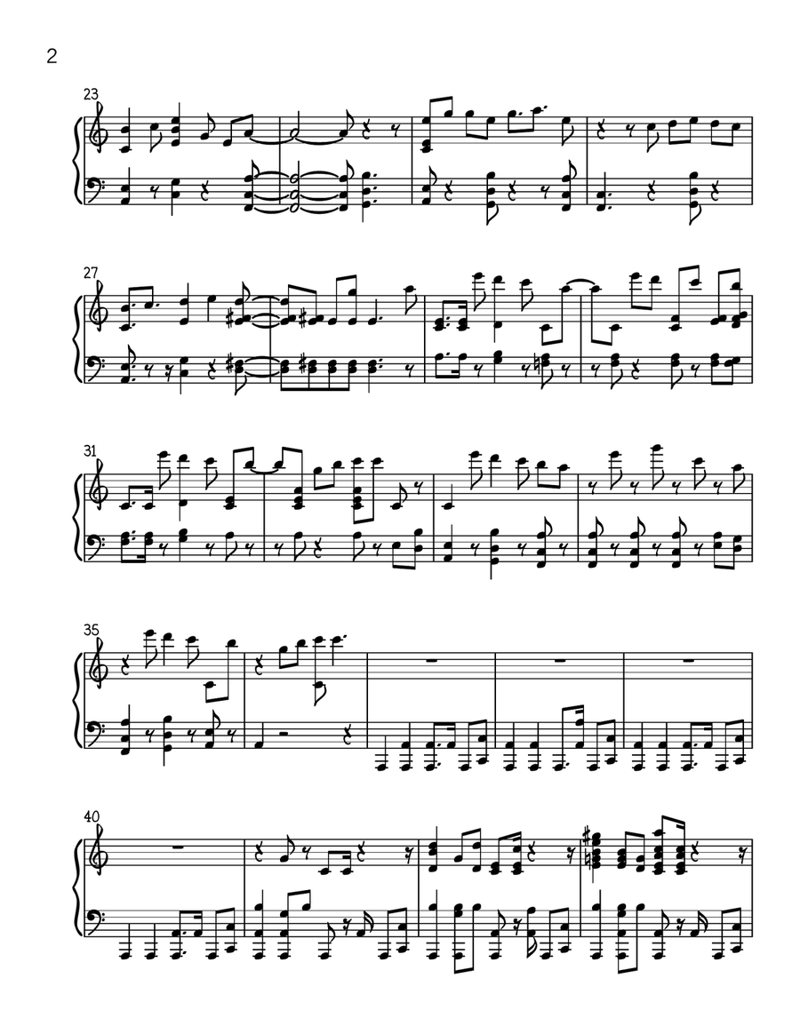 Love Again Love Again Easy Piano scores gallery preview page 2