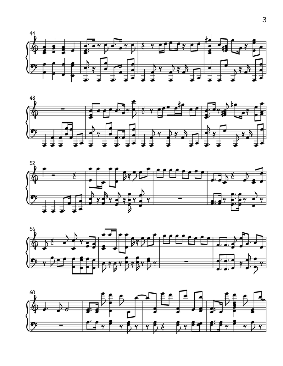 Love Again Love Again Easy Piano scores gallery preview page 3