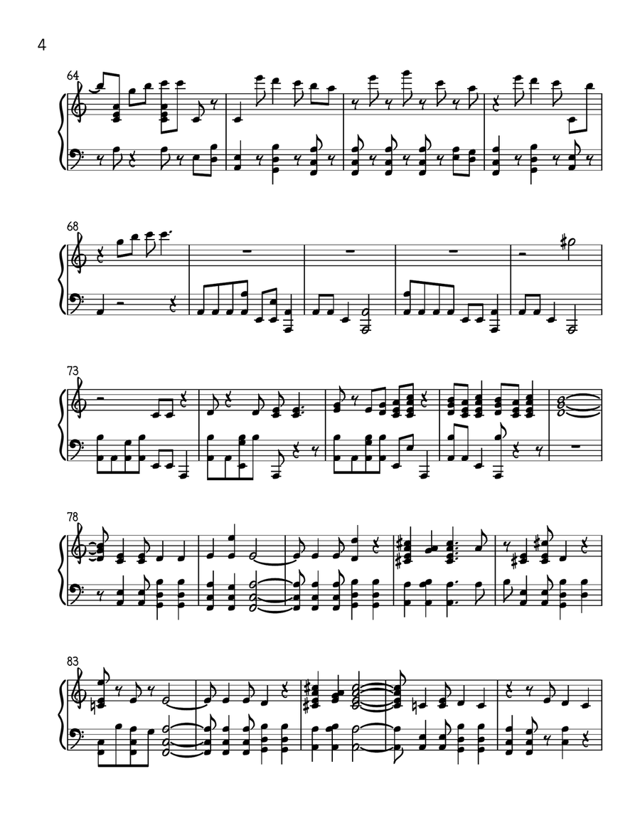 Love Again Love Again Easy Piano scores gallery preview page 4