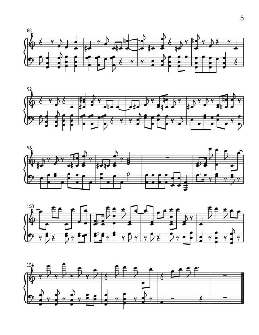 Love Again Love Again Easy Piano scores gallery preview page 5