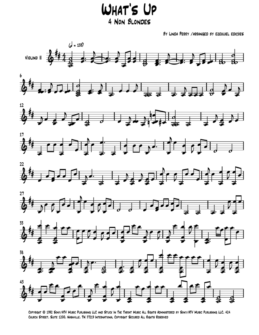 What's Up What's Up String Orchestra scores gallery preview page 1