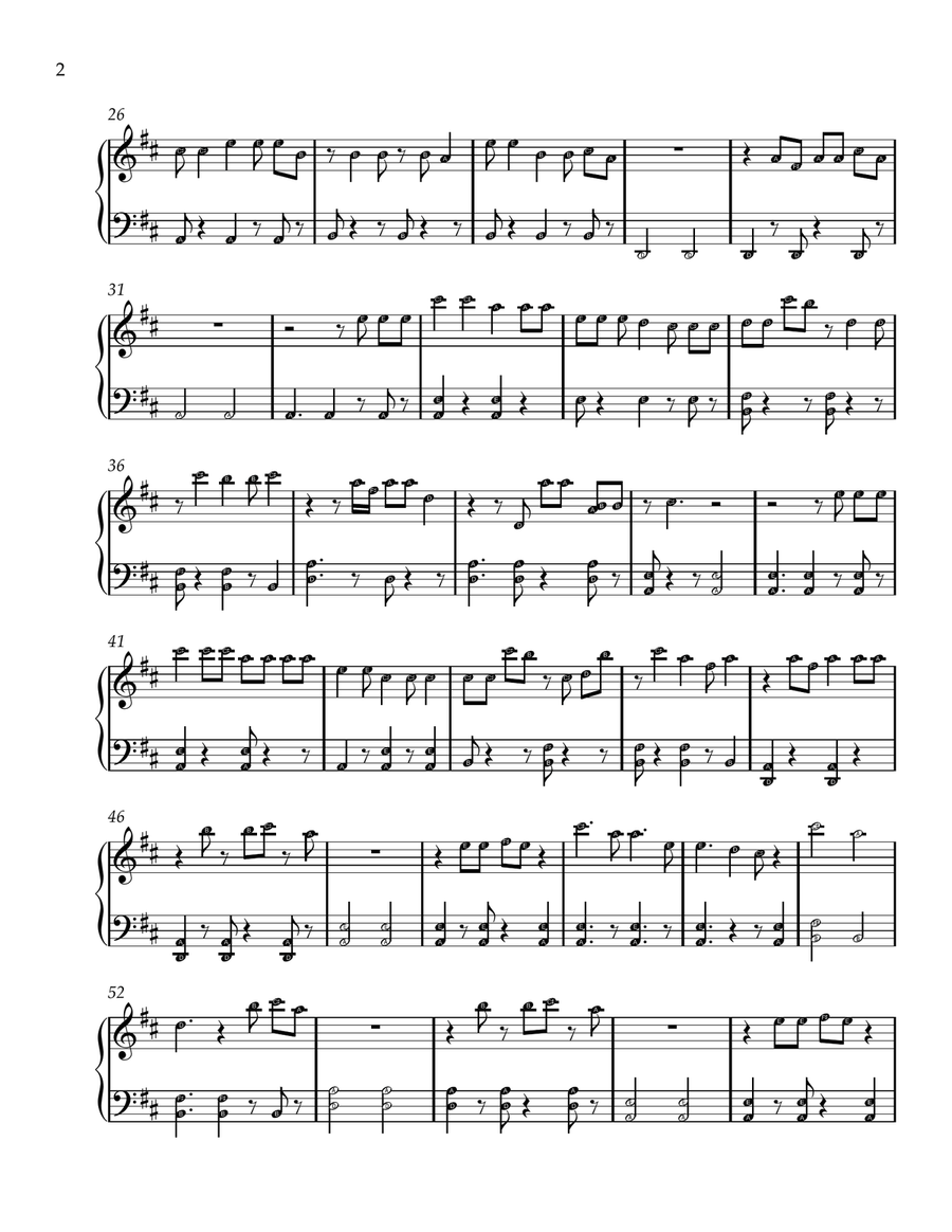What's Up What's Up Easy Piano scores gallery preview page 2