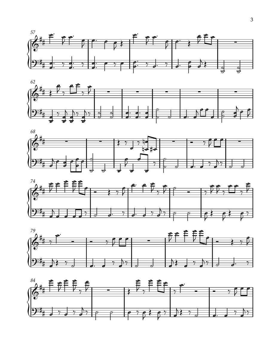 What's Up What's Up Easy Piano scores gallery preview page 3