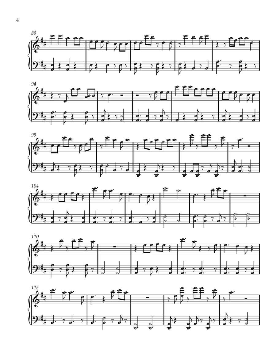 What's Up What's Up Easy Piano scores gallery preview page 4