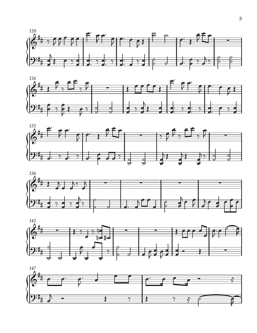 What's Up What's Up Easy Piano scores gallery preview page 5