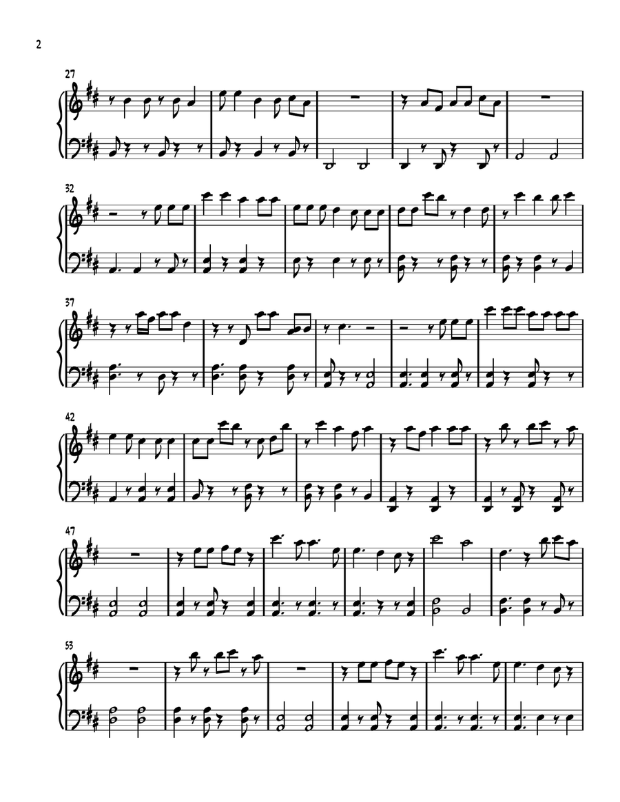 What's Up What's Up Easy Piano scores gallery preview page 2
