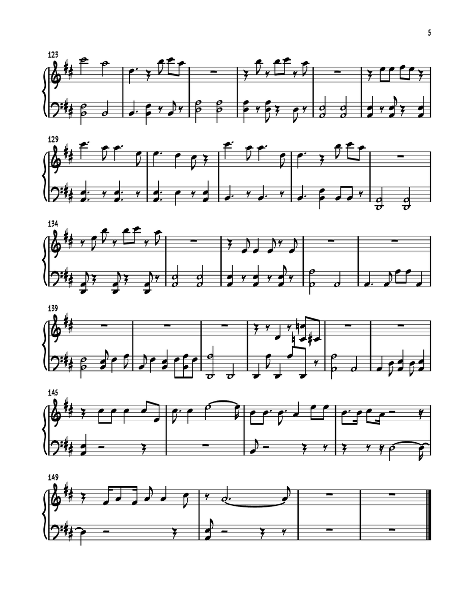 What's Up What's Up Easy Piano scores gallery preview page 5
