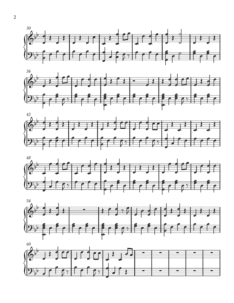 Old Phone Old Phone Easy Piano scores gallery preview page 2