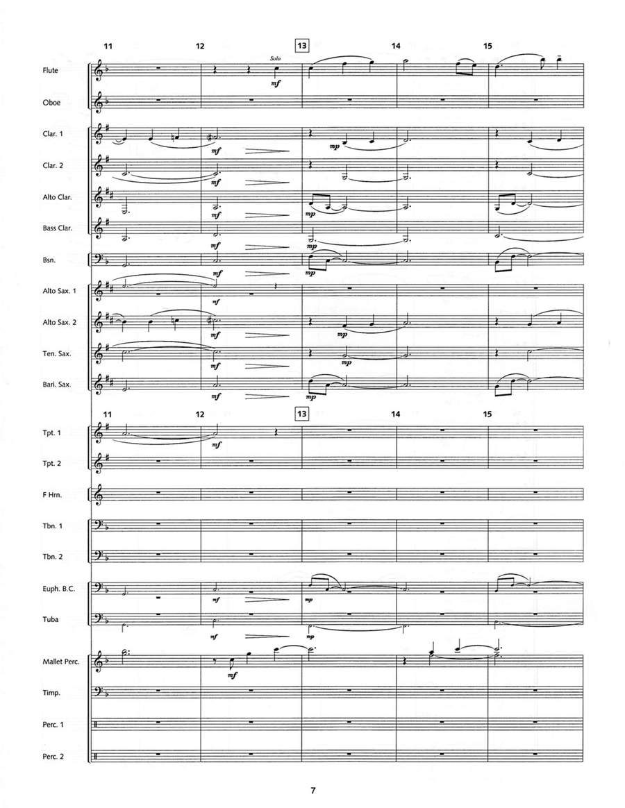 Home On The Range Concert Band scores gallery preview page 6