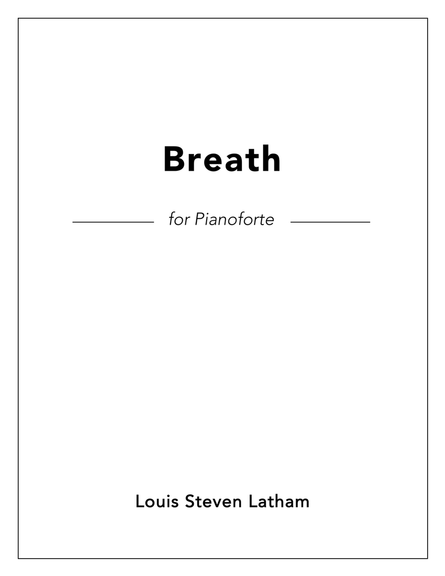 Breath Breath Chamber Music scores gallery preview page 1