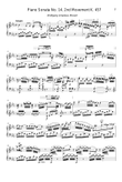 Piano Sonata No. 14, 2nd Movement K. 457 - Wolfgang Amadeus Mozart