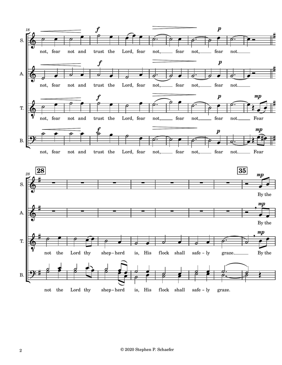 Fear Not Fear Not Divisi scores gallery preview page 2