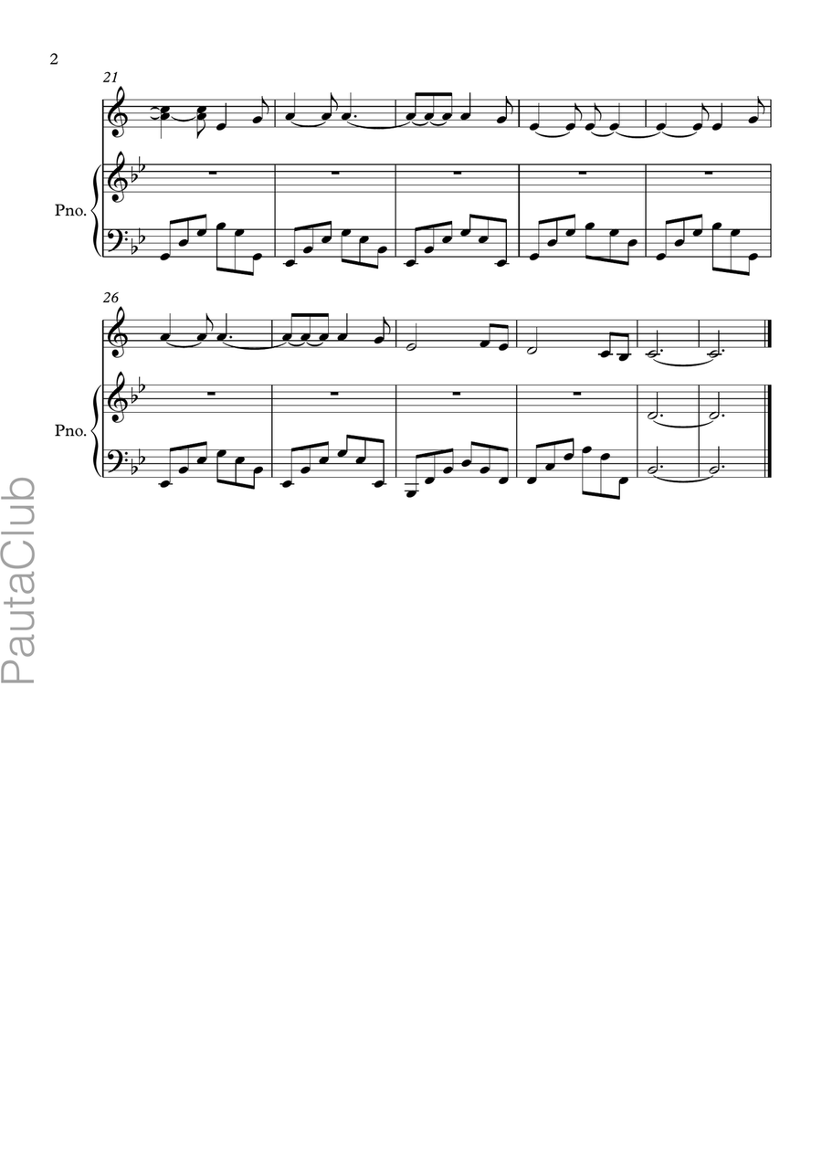 Hallelujah Hallelujah B-Flat Trumpet scores gallery preview page 2
