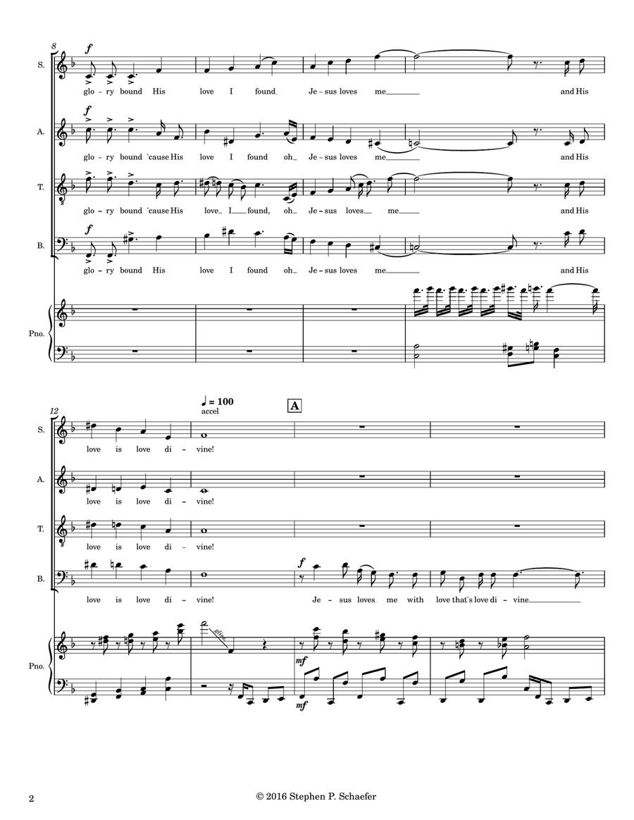 Love Divine Love Divine 4-Part scores gallery preview page 2