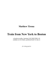 Train from New York to Boston (Gershwin Medley)