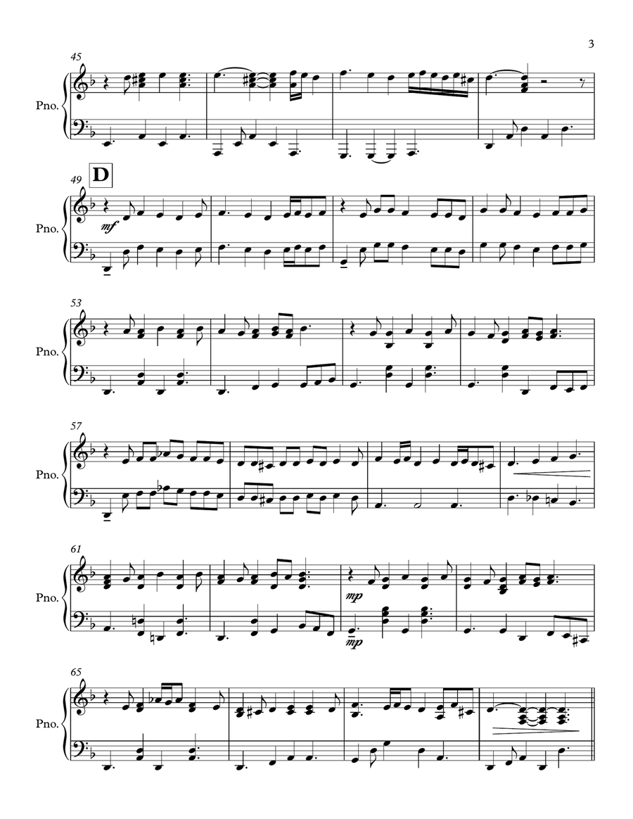 Czage Bunce Piano Solo scores gallery preview page 4