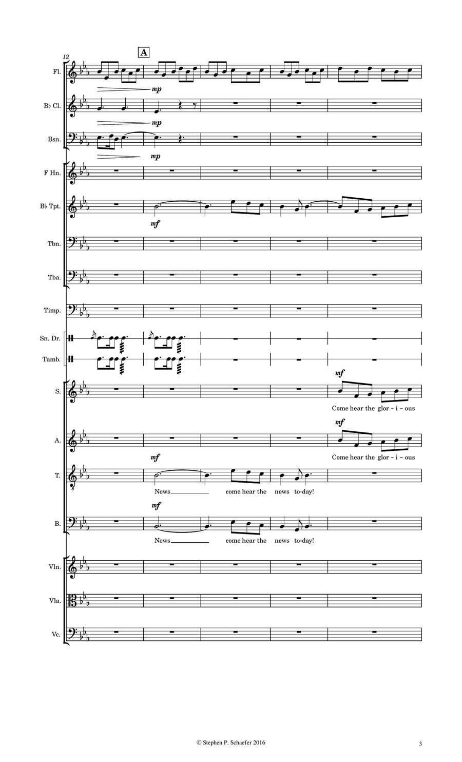 Hear the News Hear the News Full Orchestra scores gallery preview page 3