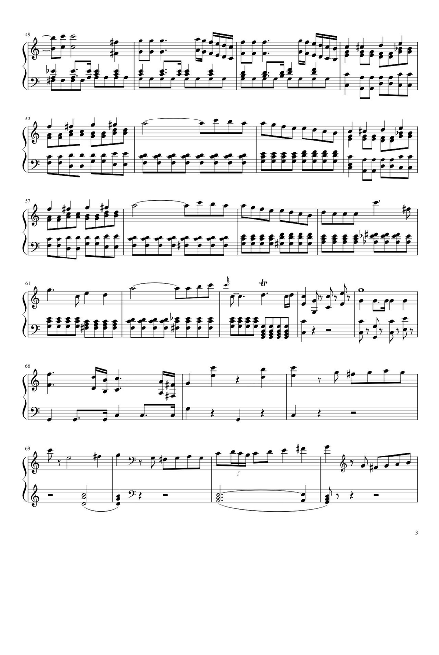 Mozart Piano Concerto No.21 K.467 - Wolfgang Amadeus Mozart Piano Solo scores gallery preview page 3