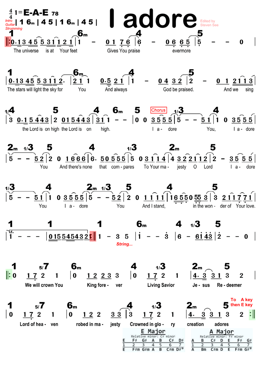 I Adore Piano scores gallery preview page 1