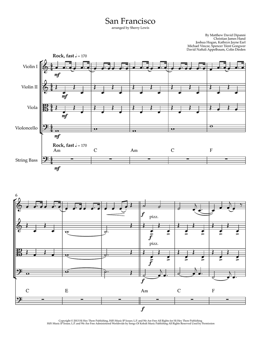 San Francisco String Orchestra scores gallery preview page 4