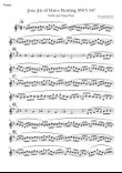 [Pedal Harp & Violin Duet] Jesu, Joy of Man's Desiring, BWV147