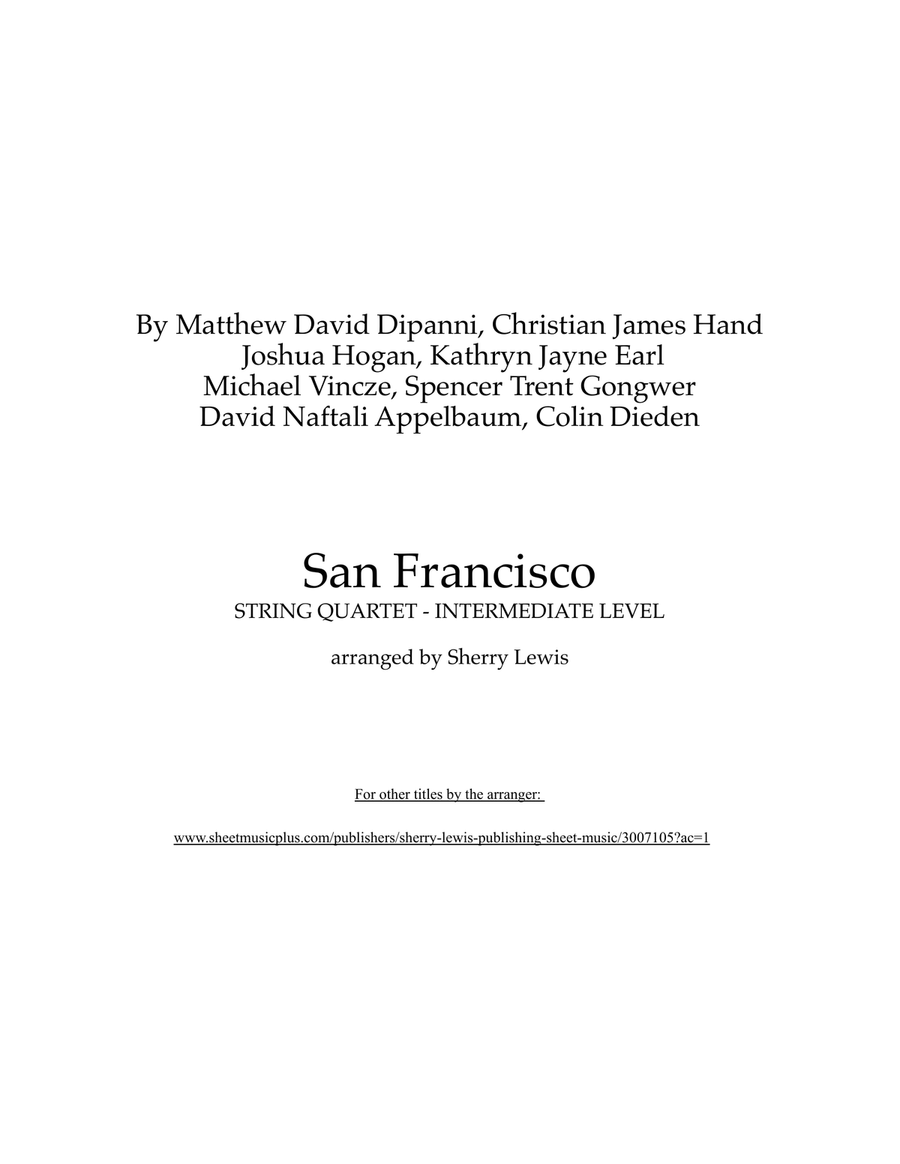 San Francisco String Quartet scores gallery preview page 2