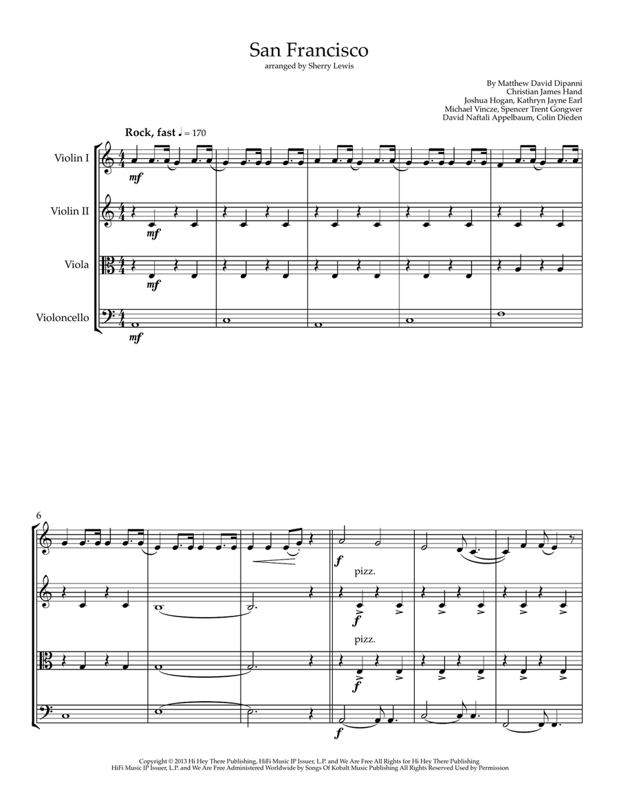 San Francisco String Quartet scores gallery preview page 4