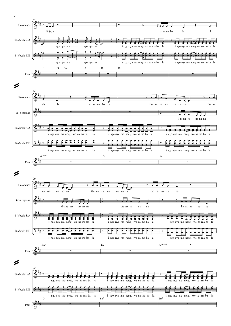 Circle Of Life Circle Of Life Divisi scores gallery preview page 2