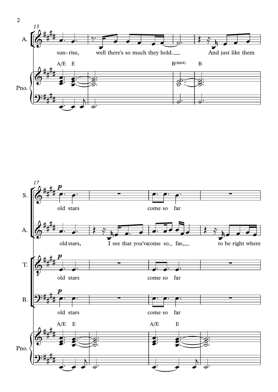 I Won't Give Up I Won't Give Up Choir scores gallery preview page 2