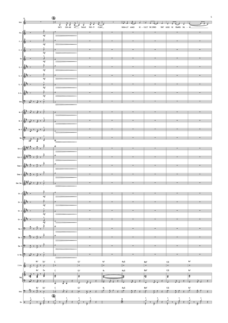 Africa Africa Concert Band scores gallery preview page 5