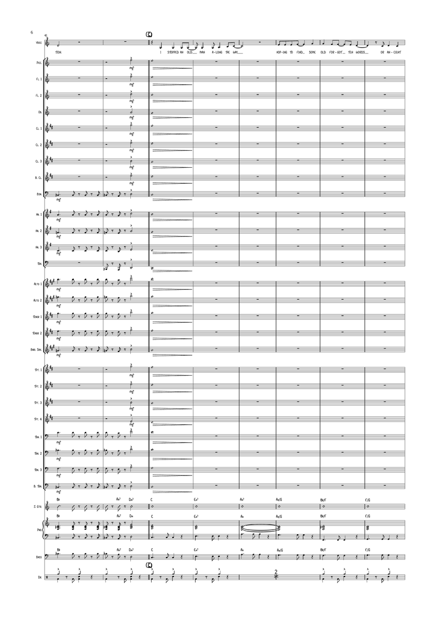 Africa Africa Concert Band scores gallery preview page 6