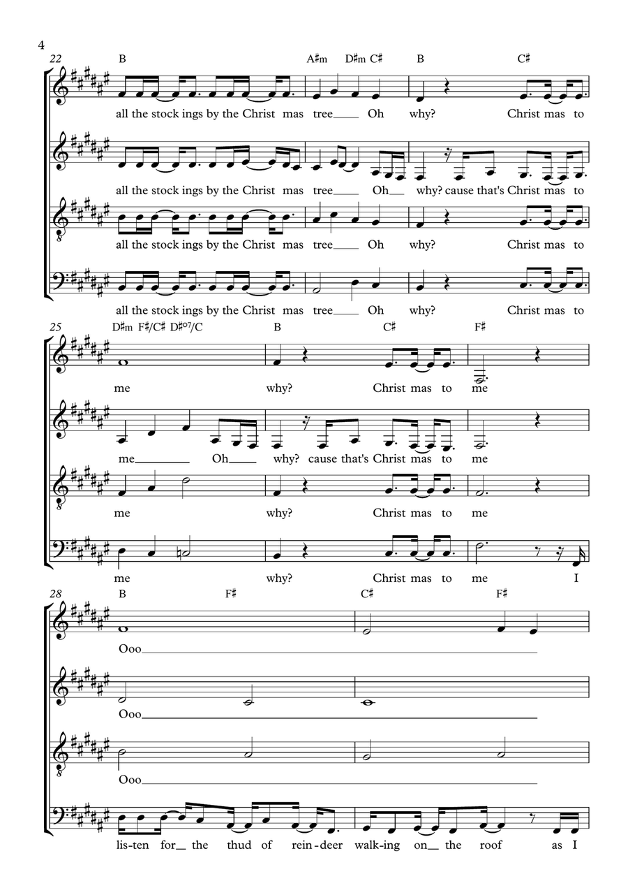 That's Christmas To Me That's Christmas To Me 4-Part scores gallery preview page 4