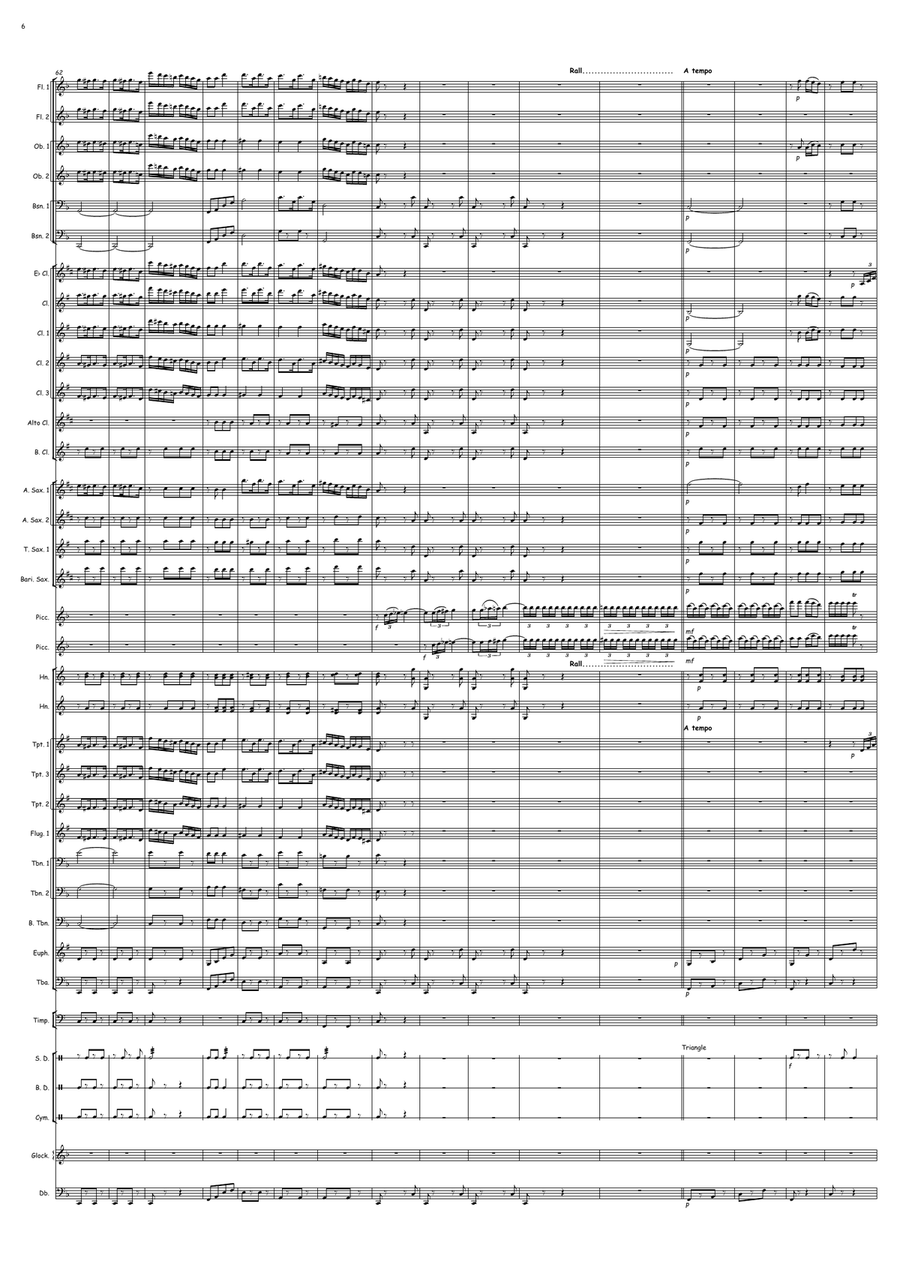 Two Little Finches Two Little Finches Concert Band scores gallery preview page 6