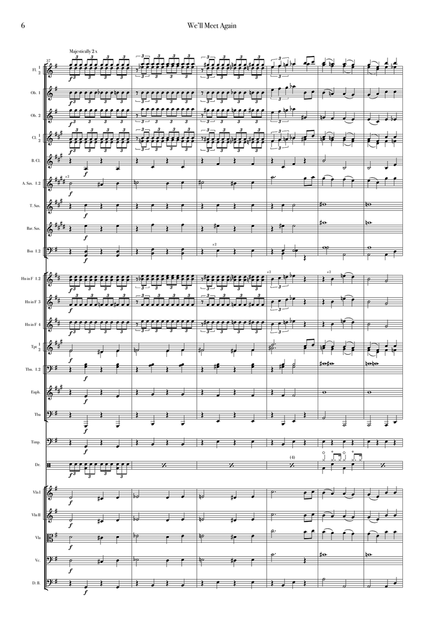 We'll Meet Again Full Orchestra scores gallery preview page 6