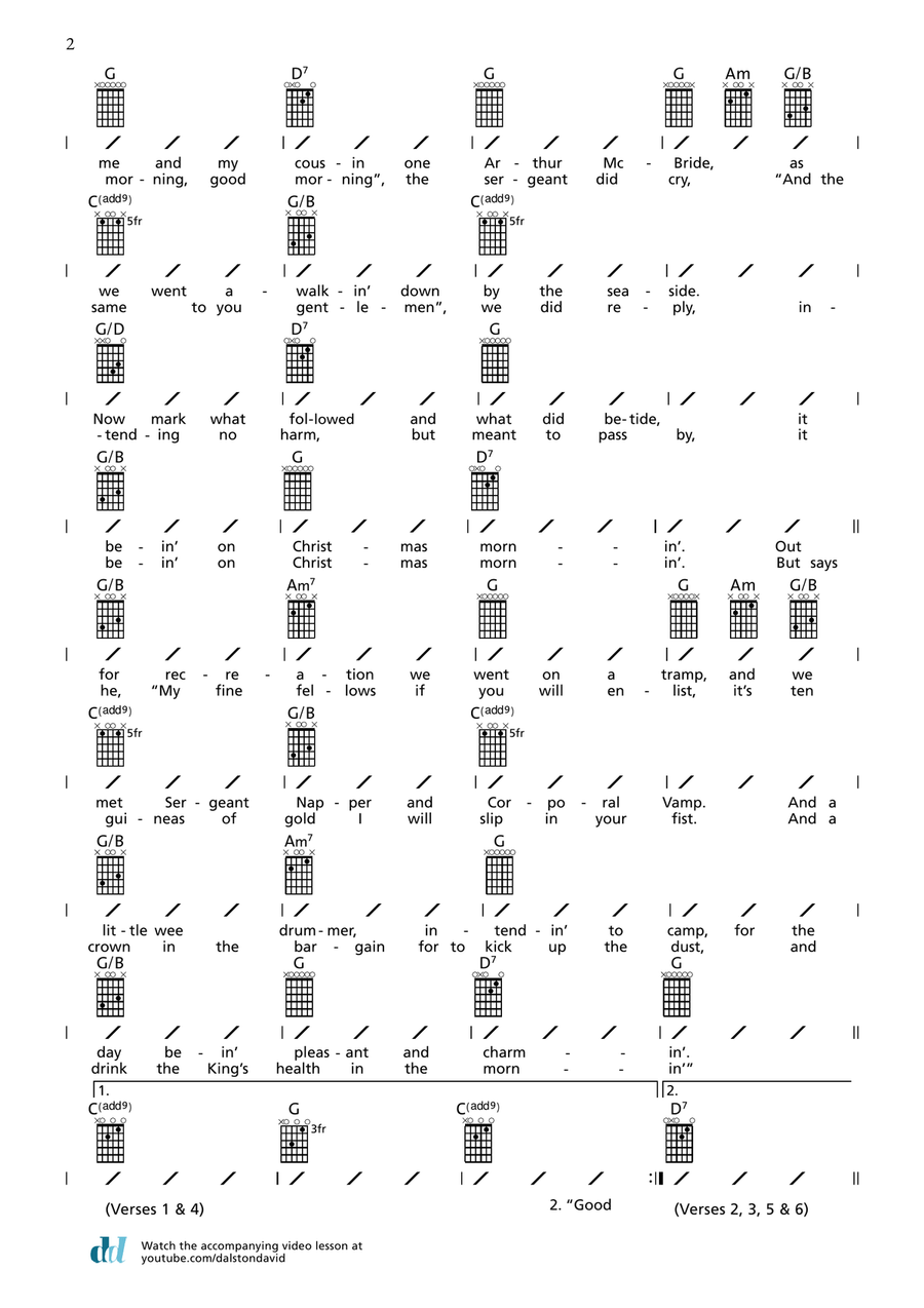Arthur Mcbride Arthur Mcbride Acoustic Guitar scores gallery preview page 2