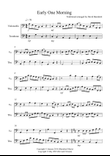 Early One Morning for Cello and Trombone Duet