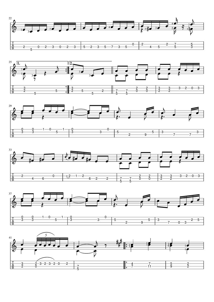 Souvenir du bon vieux temps Mandolin scores gallery preview page 2