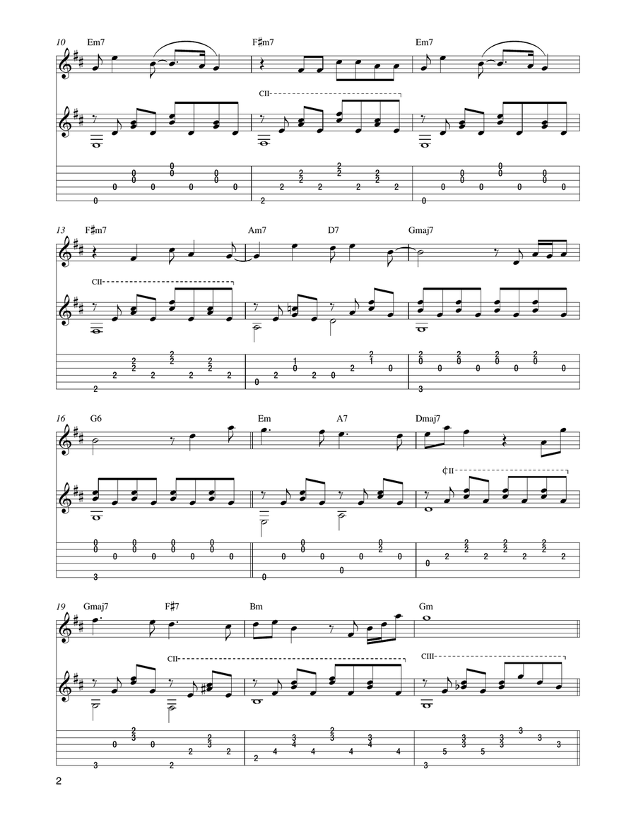 Caroline, No Caroline, No Flute scores gallery preview page 2