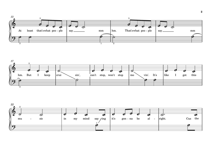 Shake It Off Shake It Off Piano Method scores gallery preview page 2