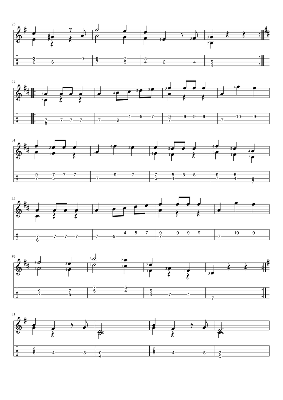Toujours jolie Toujours jolie Mandolin scores gallery preview page 2
