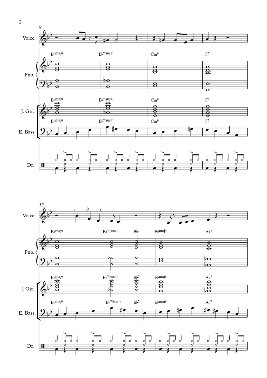 The Lady Is A Tramp The Lady Is A Tramp Jazz Ensemble scores gallery preview page 2