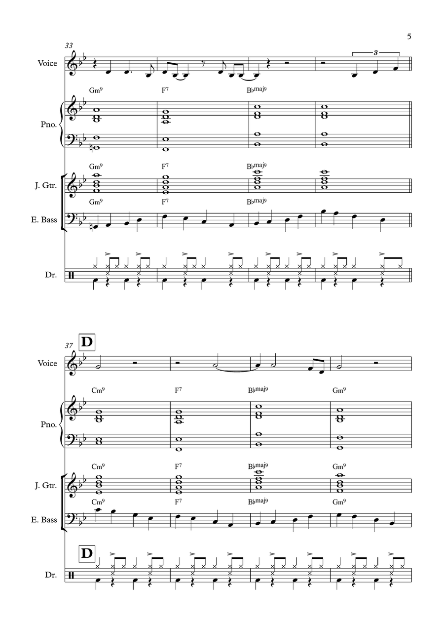 The Lady Is A Tramp The Lady Is A Tramp Jazz Ensemble scores gallery preview page 5
