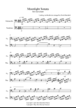 Moonlight Sonata for (1st movement) for Cello and Trombone Duet