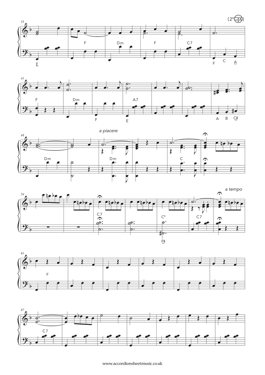 Ciribiribin Ciribiribin Accordion scores gallery preview page 2