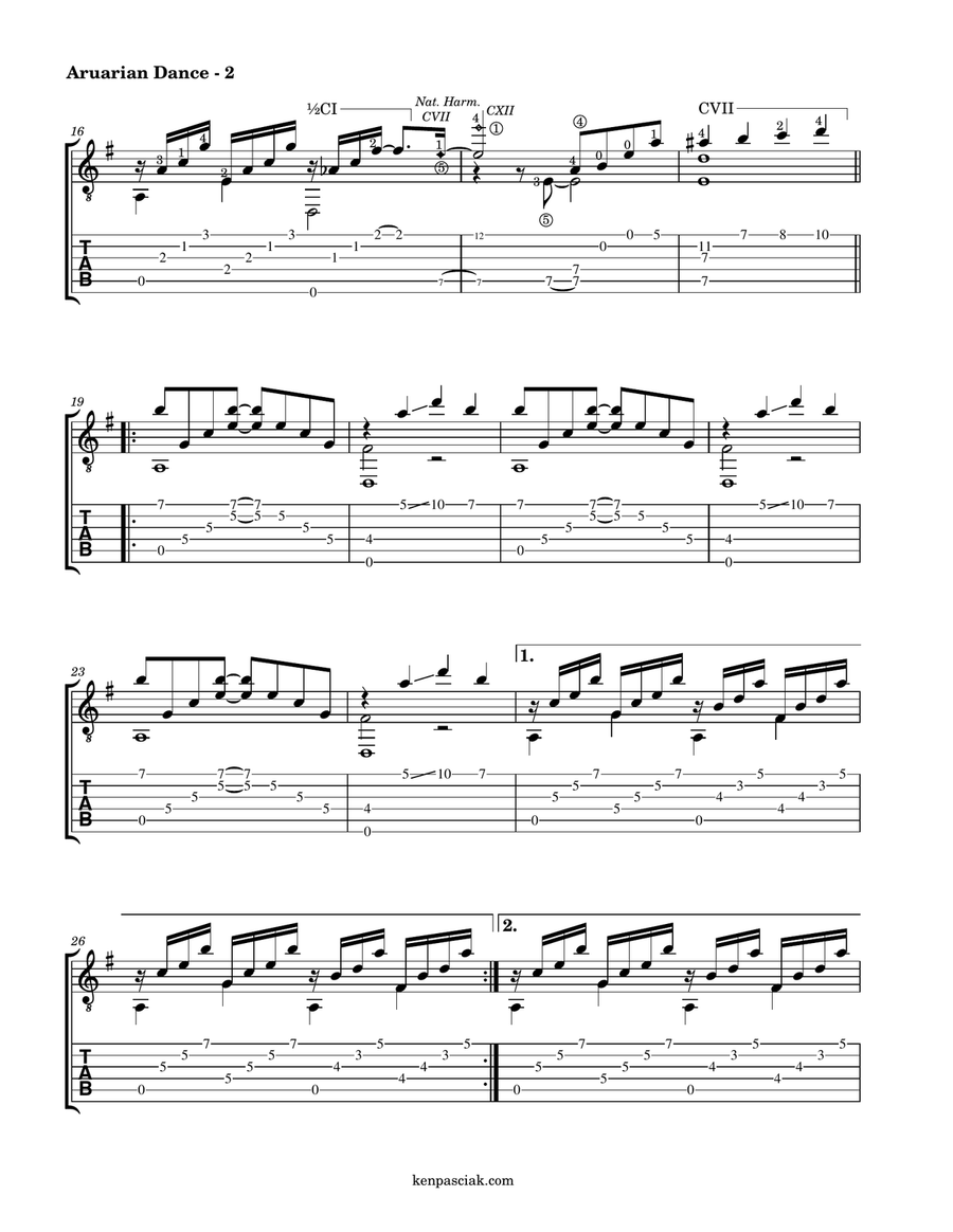 Aruarian Dance Aruarian Dance Acoustic Guitar scores gallery preview page 2