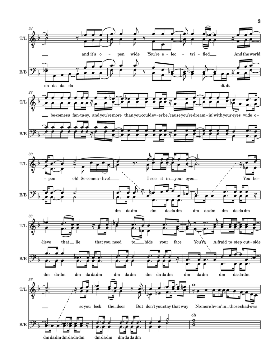 Come Alive Come Alive TTBB scores gallery preview page 3