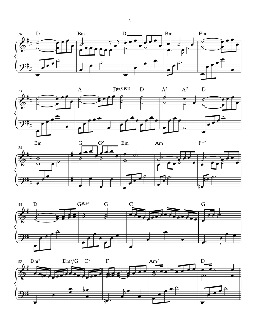 Sogno Sogno Piano Solo scores gallery preview page 2