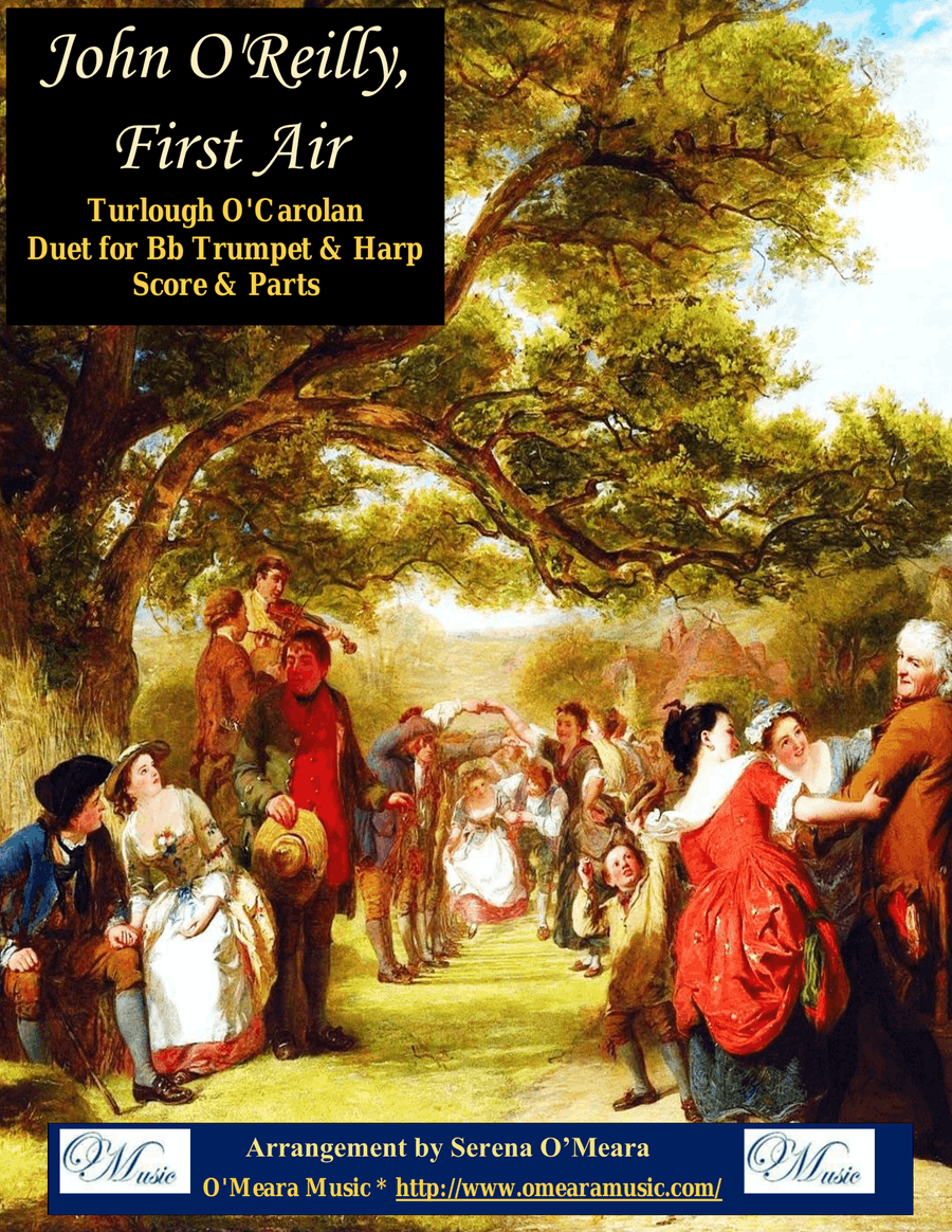 John O’Reilly, First Air, Duet for Bb Trumpet & Harp Trumpet Duet scores gallery preview page 1